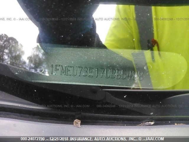 1FMEU73E17UB85488 - 2007 FORD EXPLORER XLT Unknown photo 9