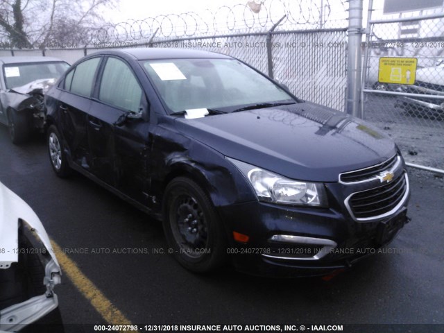1G1PA5SG2F7160229 - 2015 CHEVROLET CRUZE LS მუქი ლურჯი ფოტო 1