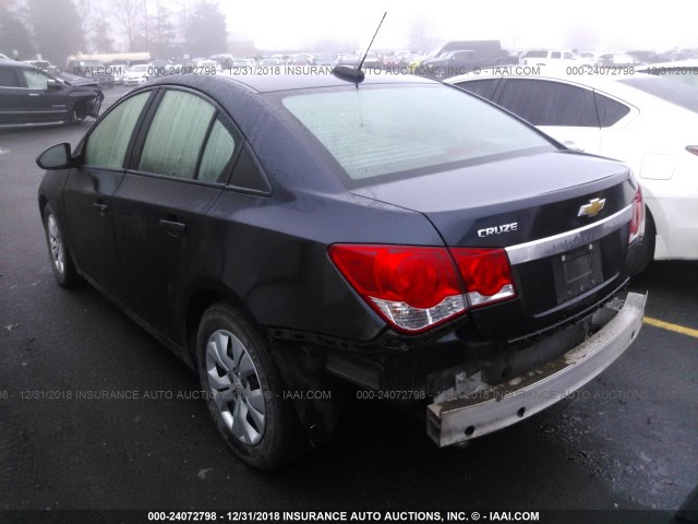 1G1PA5SG2F7160229 - 2015 CHEVROLET CRUZE LS მუქი ლურჯი ფოტო 3