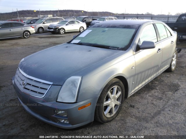 1G6DW677170192855 - 2007 CADILLAC STS Light Blue photo 2