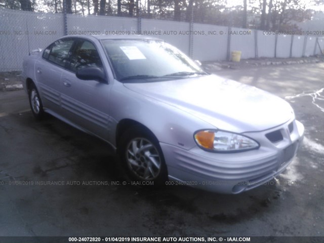 1G2NF52E12C267454 - 2002 PONTIAC GRAND AM SE1 SILVER photo 1