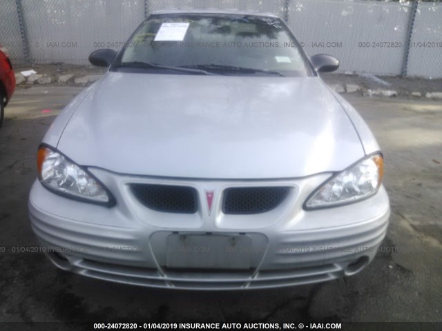 1G2NF52E12C267454 - 2002 PONTIAC GRAND AM SE1 SILVER photo 6