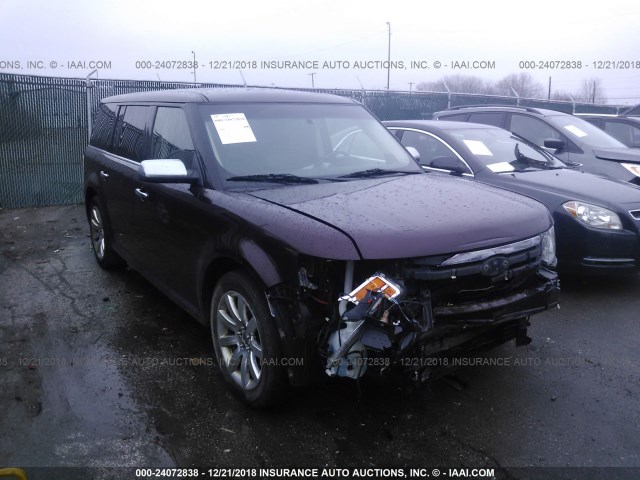 2FMGK5DC6BBD30040 - 2011 FORD FLEX LIMITED მუქწითელი ფოტო 1