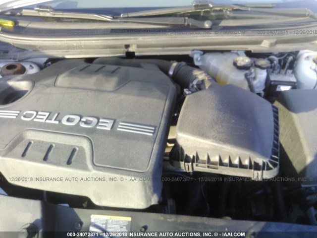 1G1ZG57B39F241125 - 2009 CHEVROLET MALIBU LS 白色 照片 10