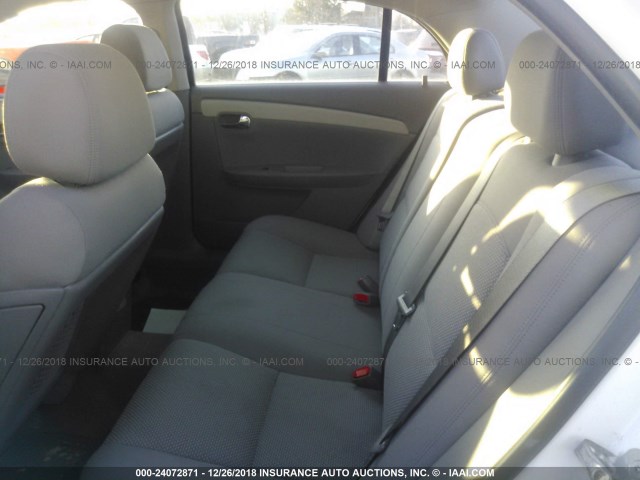 1G1ZG57B39F241125 - 2009 CHEVROLET MALIBU LS 白色 照片 8