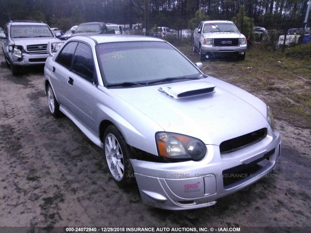 JF1GD70615L500535 - 2005 SUBARU IMPREZA WRX STI SILVER photo 1