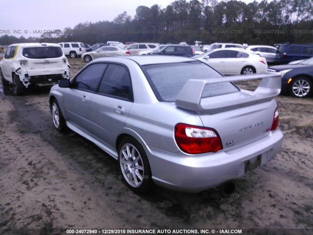 JF1GD70615L500535 - 2005 SUBARU IMPREZA WRX STI SILVER photo 3