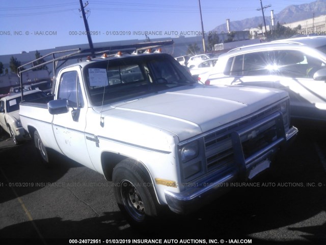 1GCGC24M0FS179202 - 1985 CHEVROLET C20 WHITE photo 1