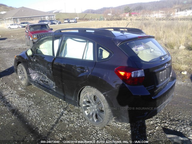 JF1GPAS65D2817501 - 2013 SUBARU IMPREZA SPORT LIMITED BURGUNDY photo 3