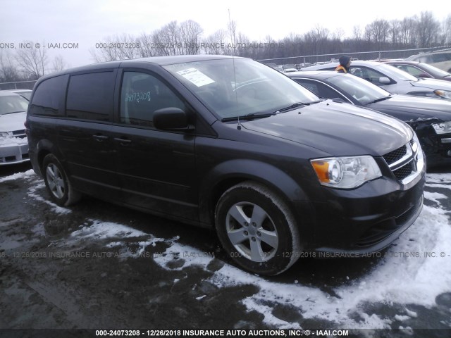 2C4RDGBG8FR607714 - 2015 DODGE GRAND CARAVAN SE GRAY photo 1