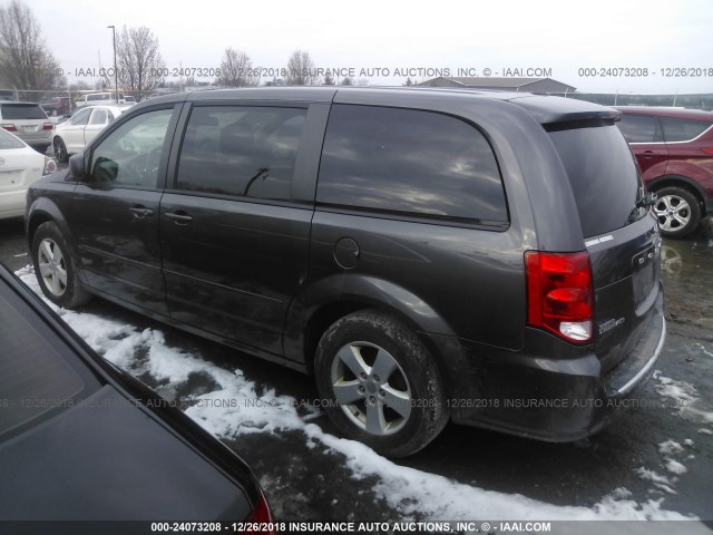 2C4RDGBG8FR607714 - 2015 DODGE GRAND CARAVAN SE GRAY photo 3