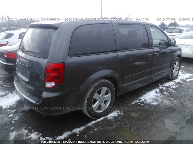 2C4RDGBG8FR607714 - 2015 DODGE GRAND CARAVAN SE GRAY photo 4