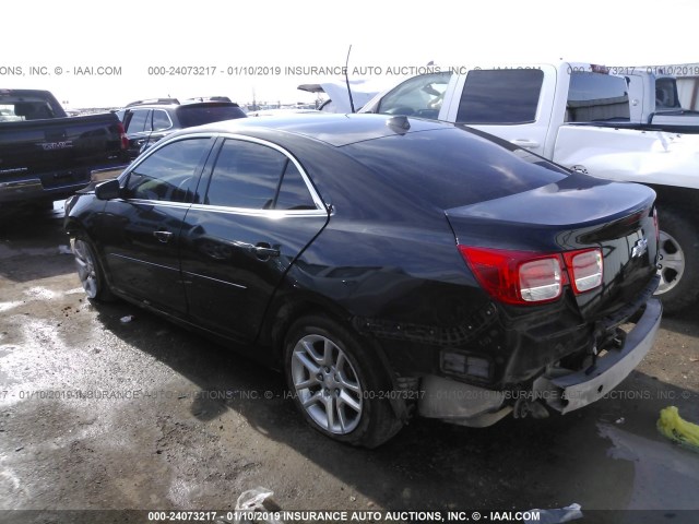 1G11C5SA8DF336229 - 2013 CHEVROLET MALIBU 1LT შავი ფოტო 3