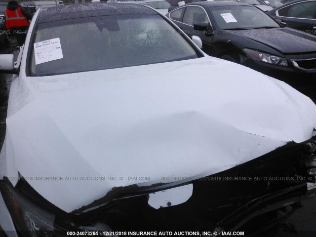 KMHGN4JE3FU089061 - 2015 HYUNDAI GENESIS 3.8L WHITE photo 10