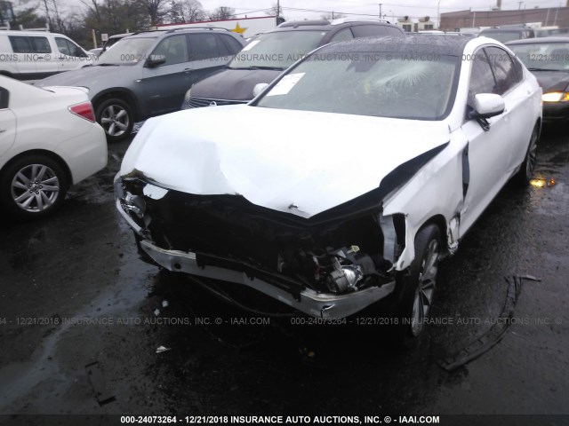 KMHGN4JE3FU089061 - 2015 HYUNDAI GENESIS 3.8L WHITE photo 6