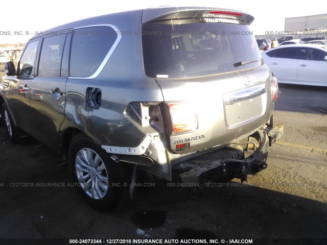 JN8AY2NC1J9553821 - 2018 NISSAN ARMADA SV/SL/PLATINUM GRAY photo 6