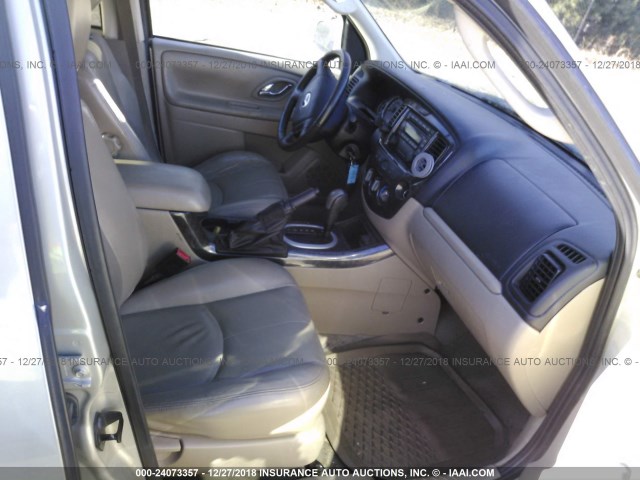 4F2YZ02Z76KM02454 - 2006 MAZDA TRIBUTE TAN photo 5