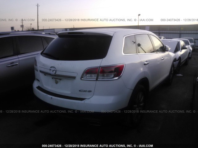 JM3TB38Y670117408 - 2007 MAZDA CX-9 WHITE photo 4