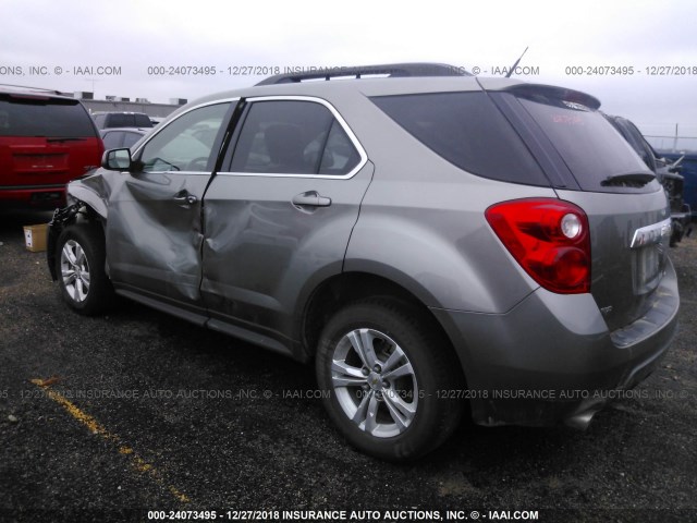 2GNFLNE56C6315990 - 2012 CHEVROLET EQUINOX LT GRAY photo 3