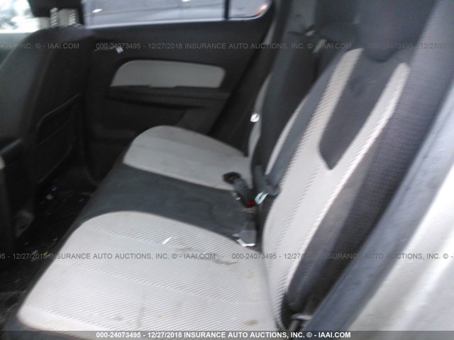 2GNFLNE56C6315990 - 2012 CHEVROLET EQUINOX LT GRAY photo 8