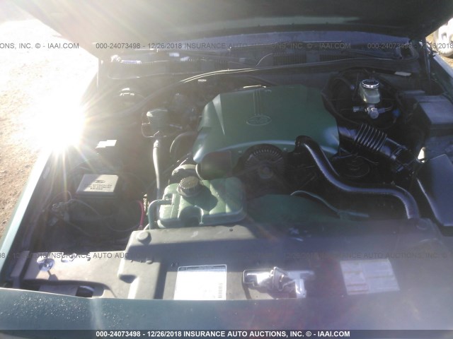 2FAFP73W0YX210292 - 2000 FORD CROWN VICTORIA  GREEN photo 10