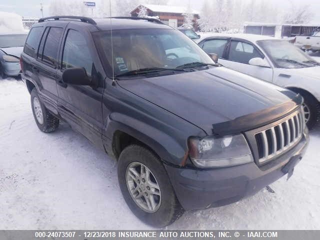 1J4GW48S44C425360 - 2004 JEEP GRAND CHEROKEE  GRAY photo 1