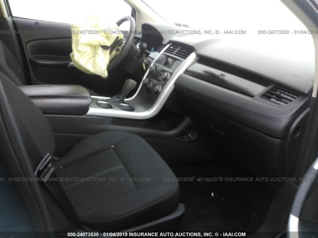 2FMDK3GC2CBA35909 - 2012 FORD EDGE SE BLUE photo 5