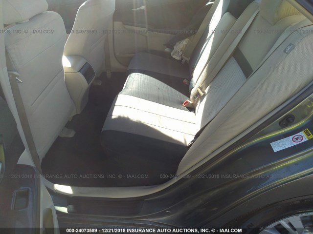 4T4BF1FK8CR256620 - 2012 TOYOTA CAMRY SE/LE/XLE GRAY photo 8