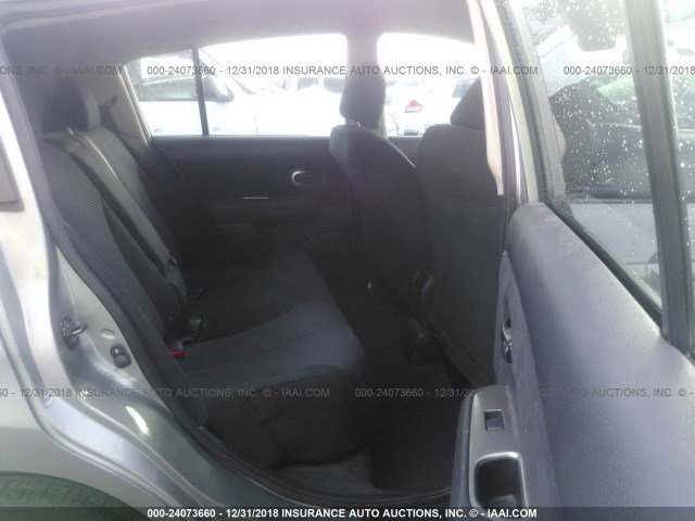 3N1BC1CP0BL376446 - 2011 NISSAN VERSA S/SL GRAY photo 8