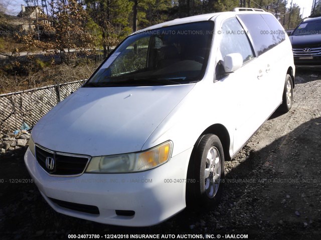 5FNRL18014B024548 - 2004 HONDA ODYSSEY EXL WHITE photo 2