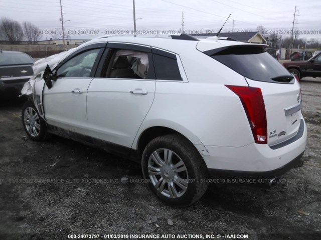 3GYFNAEY3BS517458 - 2011 CADILLAC SRX LUXURY COLLECTION WHITE photo 3