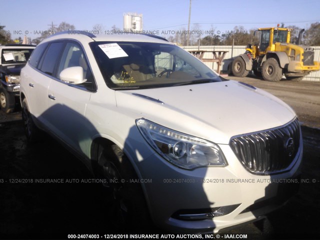 5GAKRCKD9HJ149711 - 2017 BUICK ENCLAVE WHITE photo 1