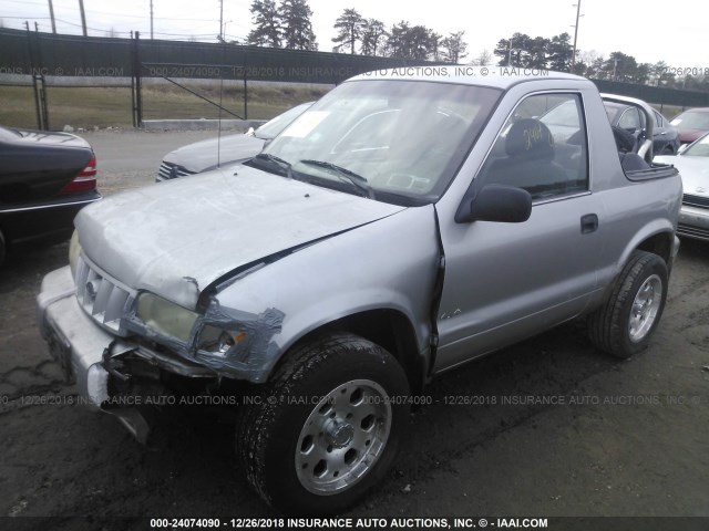 KNDJA623125160583 - 2002 KIA SPORTAGE GRAY photo 2