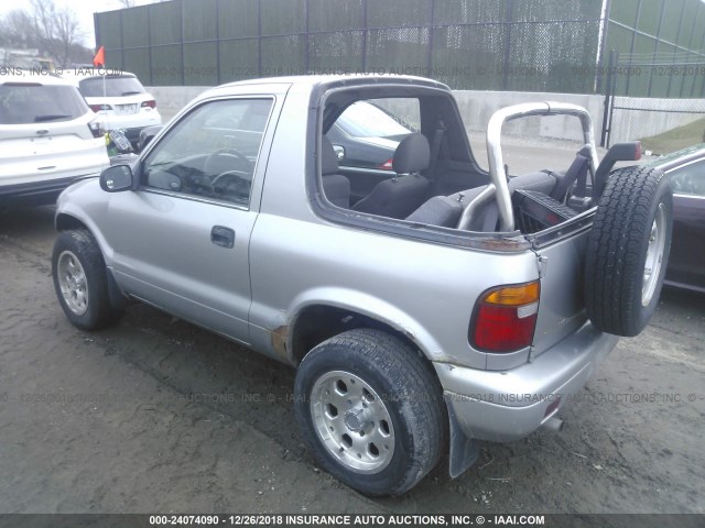 KNDJA623125160583 - 2002 KIA SPORTAGE GRAY photo 3