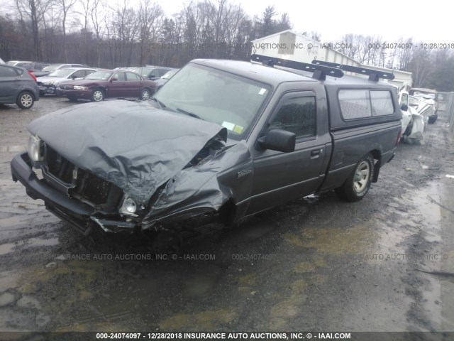 1FTYR10D09PA25406 - 2009 FORD RANGER GRAY photo 2