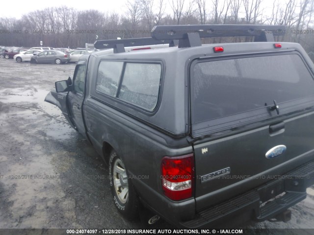 1FTYR10D09PA25406 - 2009 FORD RANGER GRAY photo 3