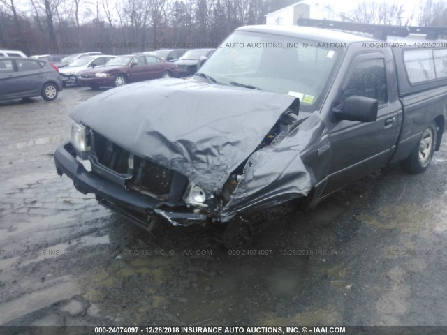 1FTYR10D09PA25406 - 2009 FORD RANGER GRAY photo 6