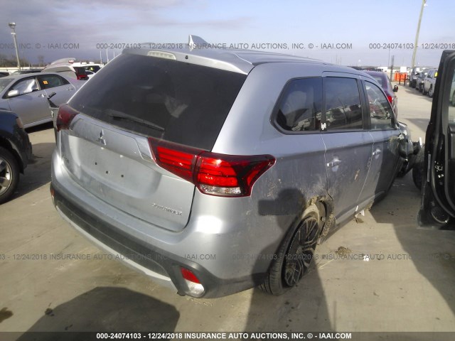 JA4AD2A32HZ018613 - 2017 MITSUBISHI OUTLANDER ES SILVER photo 4