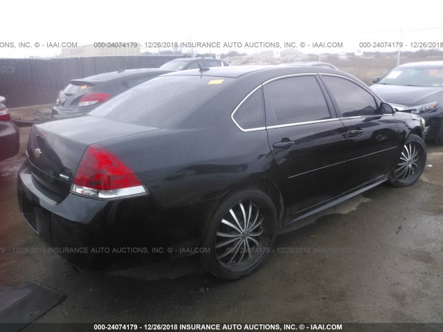 2G1WG5E30D1239718 - 2013 CHEVROLET IMPALA LT 黑色 照片 4