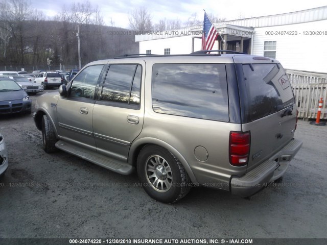 1FMPU18L02LA64219 - 2002 FORD EXPEDITION EDDIE BAUER TAN photo 3