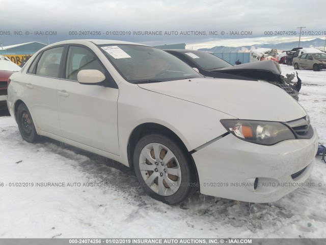 JF1GE6A62AH508906 - 2010 SUBARU IMPREZA 2.5I WHITE photo 1