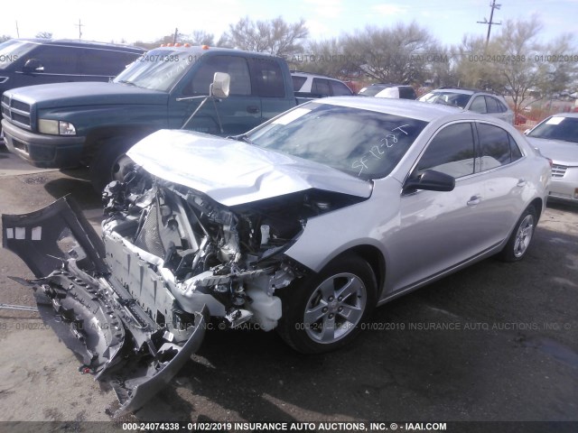 1G11B5SL1FF351758 - 2015 CHEVROLET MALIBU LS SILVER photo 2