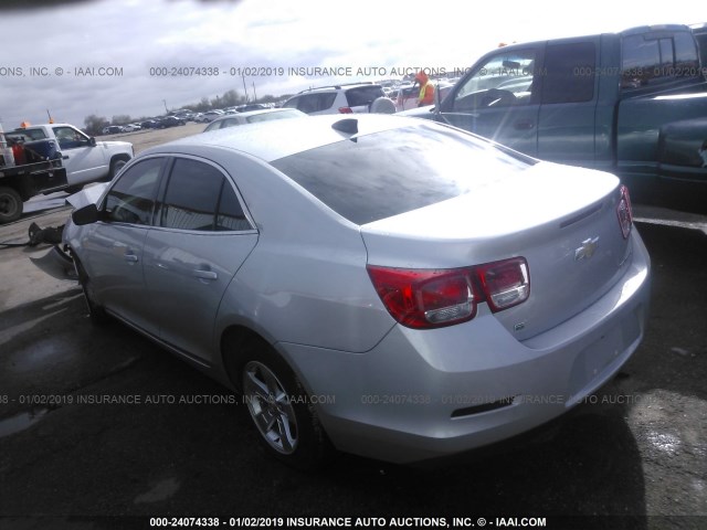 1G11B5SL1FF351758 - 2015 CHEVROLET MALIBU LS SILVER photo 3
