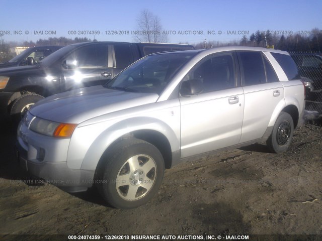 5GZCZ63464S871059 - 2004 SATURN VUE SILVER photo 2