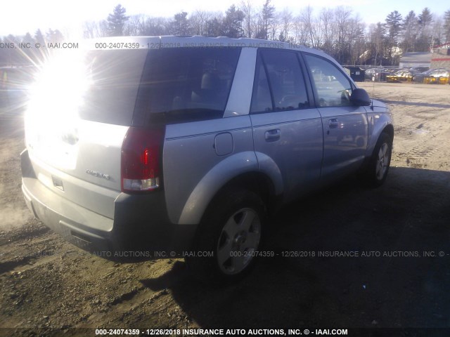 5GZCZ63464S871059 - 2004 SATURN VUE SILVER photo 4