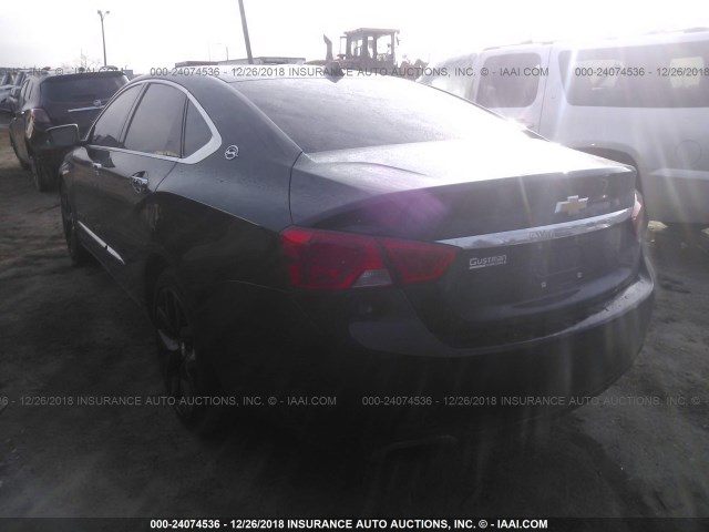 2G1155S38E9128096 - 2014 CHEVROLET IMPALA LTZ BLACK photo 3