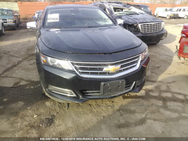 2G1155S38E9128096 - 2014 CHEVROLET IMPALA LTZ BLACK photo 6