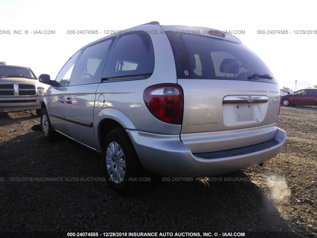 1C4GP45R85B175259 - 2005 CHRYSLER TOWN & COUNTRY  SILVER photo 3