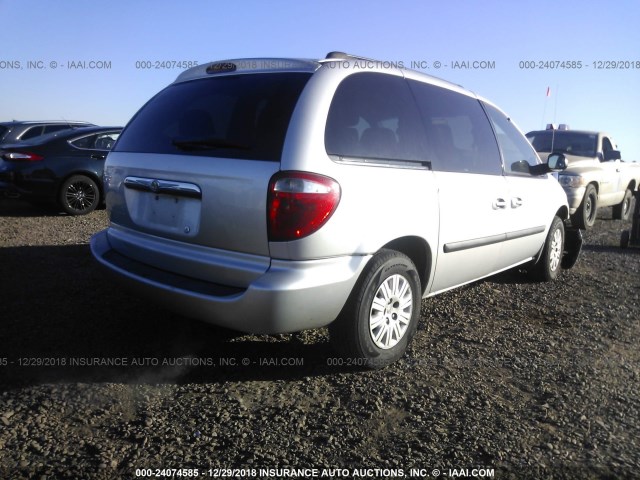 1C4GP45R85B175259 - 2005 CHRYSLER TOWN & COUNTRY  SILVER photo 4