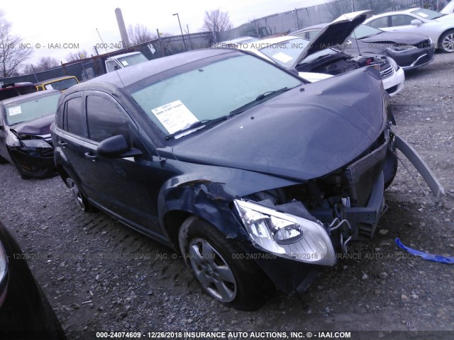 1B3HB28B07D350294 - 2007 DODGE CALIBER Navy photo 1